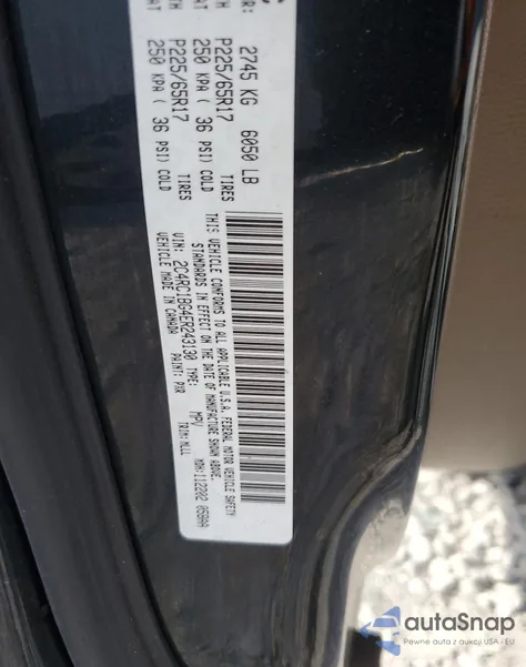 2014 Chrysler Town & Country Touring z USA, uszkodzony, nr VIN 2C4RC1BG4ER243130